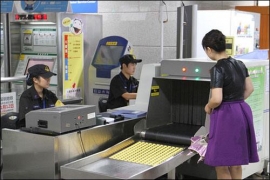 文明你我他，車站行李過安檢機為大家